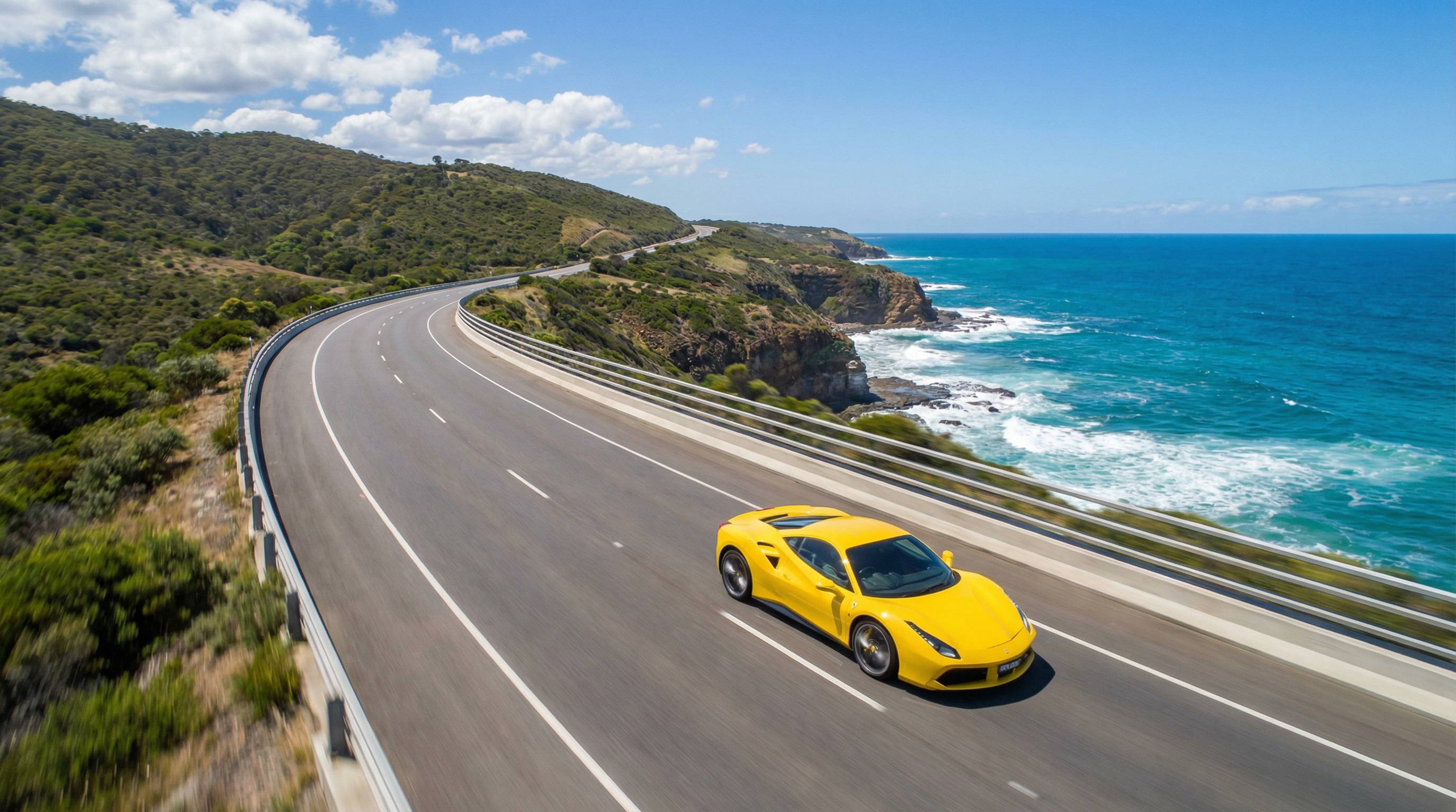 17c一起草超跑海岸公路测评视频